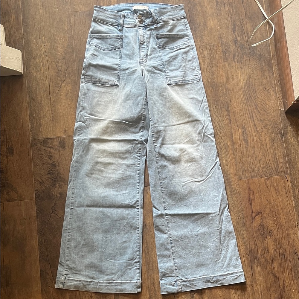 Eunina Sky Blue Flare Jeans